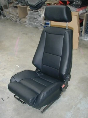 para BMW 320i E21 1977-1983 S. CUERO AJUSTE PERSONALIZADO 2 FUNDAS ASIENTO DELANTERO 13 COLORES Foto 1 de 4