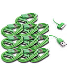 10 6FT USB DATA POWER CHARGER CABLE DOCK CONNECTOR APPLE IPAD IPHONE IPOD GREEN