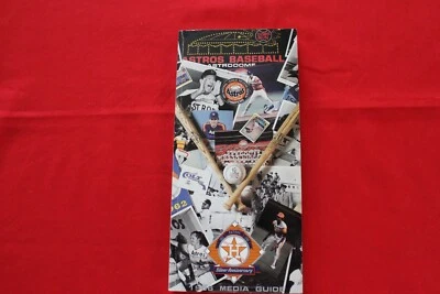 RARE 1986 SILVER ANNIVERSARY HOUSTON ASTROS 168 PAGE MEDIA GUIDE MINT CONDITION - Image 1 of 4