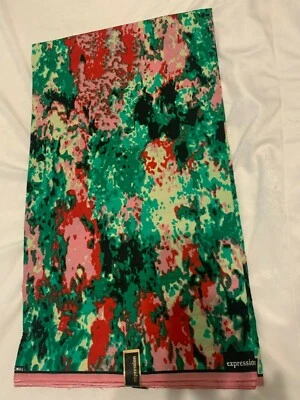 African Cotton Fabric, Elegant Color - Image 1 of 2