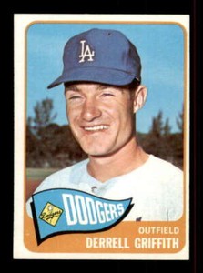 1965 Topps #112 Derrell Griffith EXMT+ RC Rookie Dodgers 538554