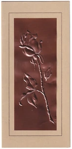 Kupferstich Rosenmotiv, Mappe mit Kupferplatte, Elke Oppek - Picture 1 of 1