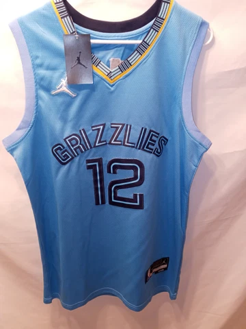 Memphis Grizzlies Ja Morant Jordan Branded Light Blue size 44 (s) Cover