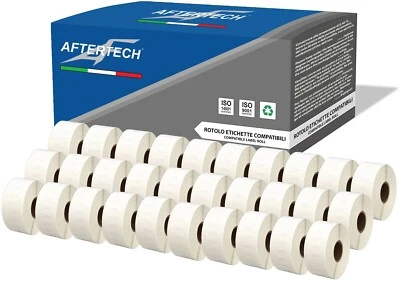 30x 11355 Rouleaux Étiquettes Compatible Dymo Labelwriter 400 450 19x51mm