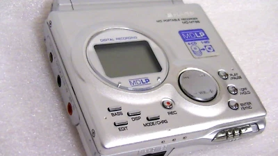 Restored VINTAGE SHARP MD MINIDISC WALKMAN RECORDER MD-MT88, Works very well - Image 1 of 2