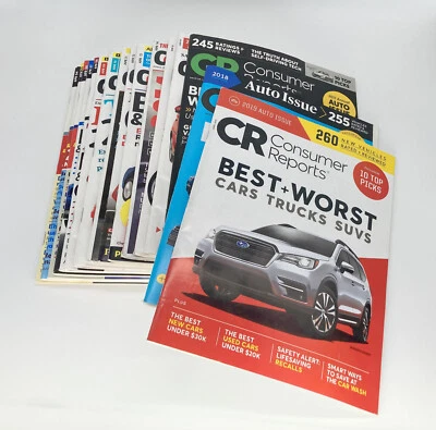 2004-2019 Consumer Reports Magazine Annual April Auto Issue (Sold Individually) - Imagem 1 de 4