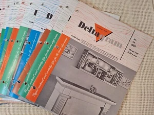The Deltagram Magazine (Lot of 23) Jan 1950 - Feb 1954 (Missing 2) VTG Home - Picture 1 of 23