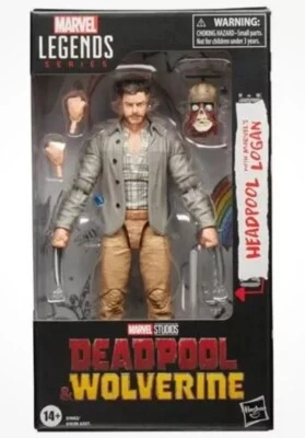 6-дюймовая экшн-фигурка Marvel Legends Deadpool & Wolverine Logan with Headpool новая - Изображение 1 из 4