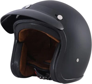 Harssidanzar Retro Motorradhelm 3/4 Jethelm Vintage Style für Herren - Bild 1 von 7