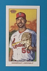 2022 topps t206 Wave 5 Adam Wainwright Cardinals Tolstoi Back - Picture 1 of 2