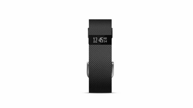 Fitbit Charge HR GPS Activity Tracker - Black, L