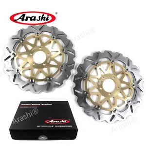 For KAWASAKI NINJA ZX9R 1994-1997 2002-2003 Floating Front Brake Disc Rotor ZX7R - Picture 1 of 12