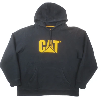 CAT Caterpillar Equipo de Maquinaria Pesada Logo Sudadera con Capucha XXL Pullover Sudadera Foto 1 de 4