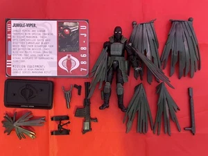 GI Joe Jungle Viper 2010 Complete RAH Pursuit Cobra 1/18 Figure Loose File Card - Picture 1 of 1