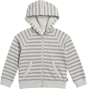 Splendid Kids Day at the Beach Hoodie Little Boys' 6 Gray Multi Full Zip Closure - Picture 1 of 17