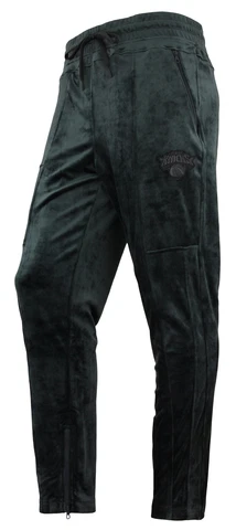FISLL NBA Men's New York Knicks Hedrix Velour Team Jogger Sweatpants Cover