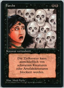 Fear | MtG Magic Revised Edition FBB (Foreign Black Border) | German GR | NM - Picture 1 of 2