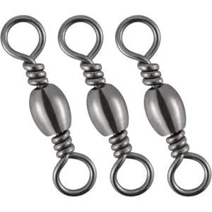 Fishing Barrel Swivel Rolling Swivel Tackle Accessories Connector Tool 10#-6/0#  - Picture 1 of 31