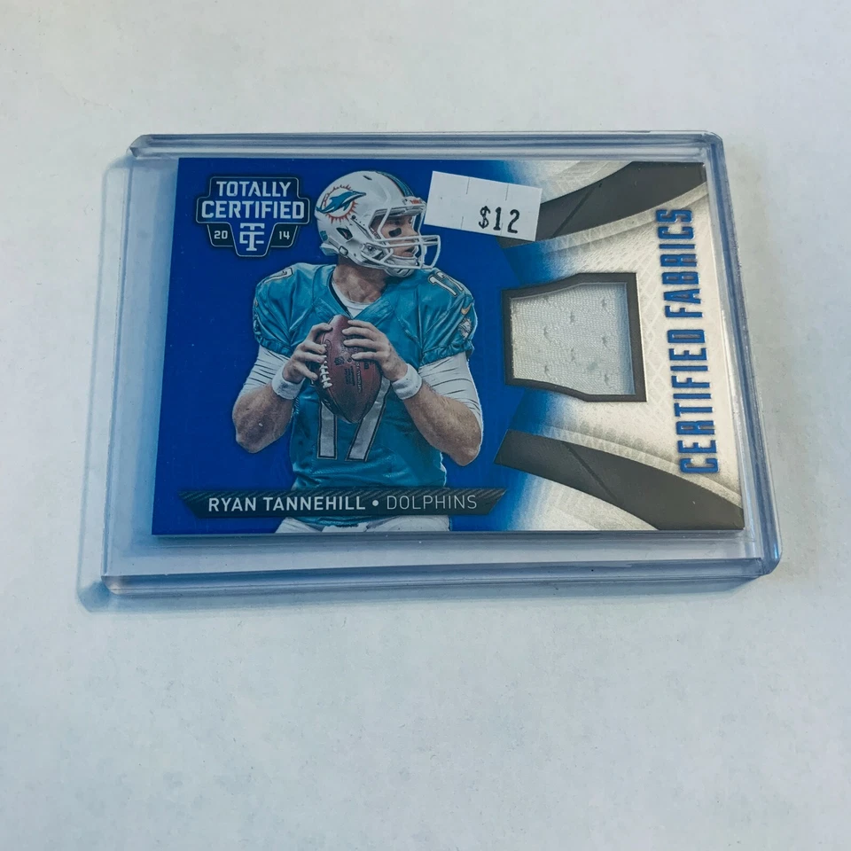 F91967  2014 Totally Certified Certified Fabrics Blue #CFRT Ryan Tannehill/50 - Image 1 of 1