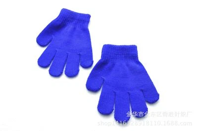 Guantes Tejidos Niños 3-7 Años Bebé Niñas Niños Mitón Invierno Cálido Guante 1 Par Foto 1 de 4