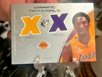 Kobe Bryant 2002-03 SPx - Winning Materials #KB-W WORN in NBA GAMES - Image 1 of 4