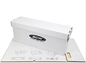Nueva caja de almacenamiento de cómics LARGA 1 BCW para 200-225 apilable envío gratuito a EE. UU. - Imagen 1 de 18