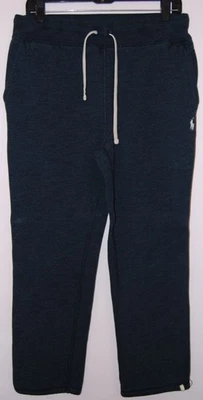 Pantalones deportivos Polo Ralph Lauren negros brezo polar blanco Polo caballo logotipo talla M Foto 1 de 4