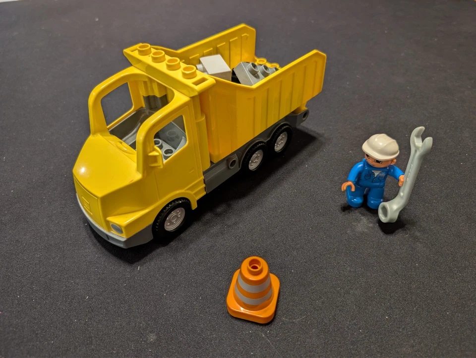 Duplo 5651 Dump Truck 100% Complete Lego Set - Free Shipping! - Image 1 of 1
