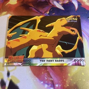 THE FIGHT RAGES #35 Topps Pokemon Card Mewtwo Strikes Back - Picture 1 of 2