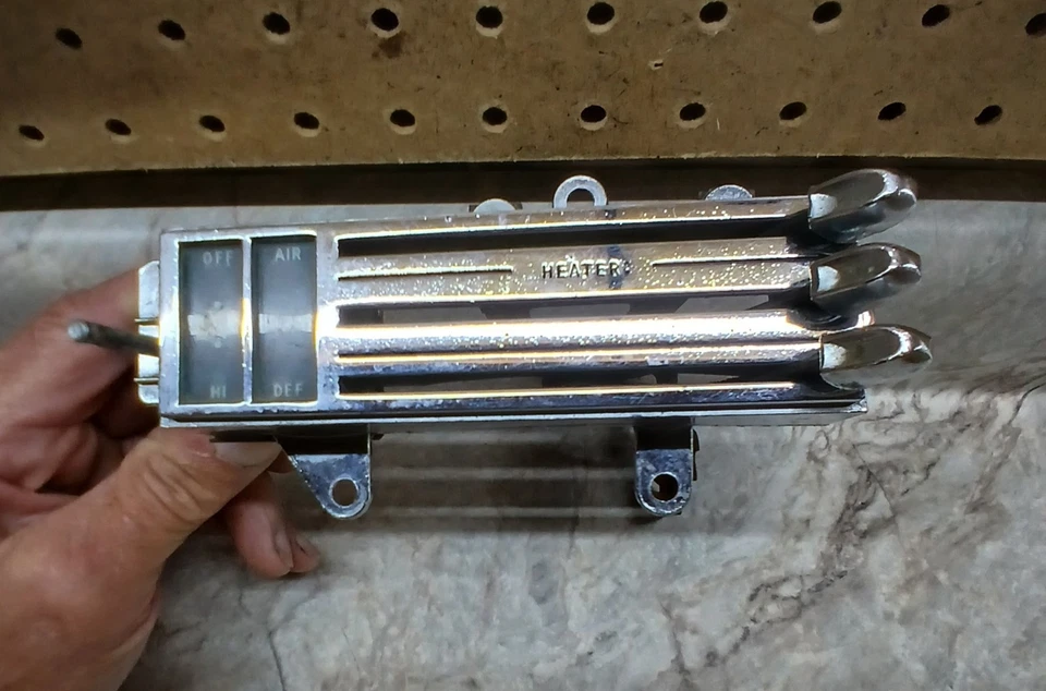 Oldsmobile 442 Cutlass 1964 1965 tablero controles de calefacción F-85 sin aire acondicionado  Foto 1 de 4