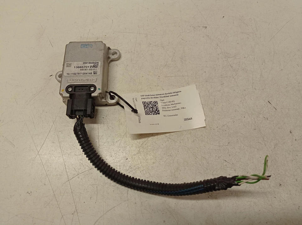 OPEL VECTRA C Estate acelerómetro 09184504 diésel 2004 28635145 - Imagen 1 de 3