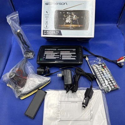 Emerson Portable 7" TV and Digital Multimedia Player with Built-In Battery - Image 1 of 4
