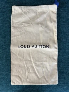 LOUIS VUITTON: SMALL COTTON CANVAS DUST BAG - For Shoes - Picture 1 of 3