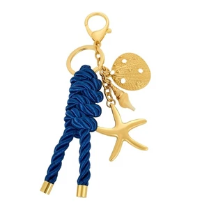 Premium Zinc Alloy Sea Creature Decorated Braided Keychain For Daily Use Gift - Photo 1/8