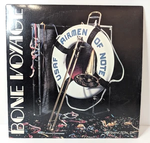 USAF AIRMEN OF NOTE - Bone Voyage - '84 private Promo jazz LP - Picture 1 of 12
