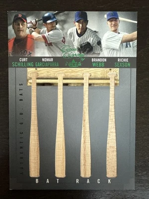 Nomar Garciaparra Schilling 2004 Fleer Classic recortes BAT rack reliquias 6/75 Foto 1 de 2