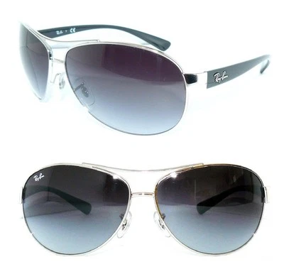 Ray Ban SONNENBRILLE GRAU BLAU RB 3386 003/8G AVIATOR 3526 BRILLE 3025 PILOT - Bild 1 von 4