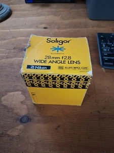 Genuine Soligor 28mm f2.8 Wide Angle Lens For  Nixon camera  - Picture 1 of 6