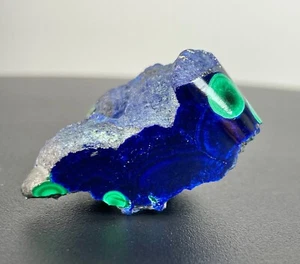 Beste TOP Azurit/Malachit Natur Stück poliert Best Azurite Polish - Bild 1 von 5