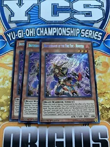 YUGIOH 3X Brotherhood of the Fire Fist - Gallo MP14-EN120 1er casi nuevo ¡NUEVO JUEGO! - Imagen 1 de 1