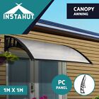 Instahut Window Door Awning Door Canopy Outdoor Awning Patio Cover 1-6m Diy