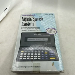 NEW Radio Shack LCD English/Spanish Language Translator Cat. No. 63-798 - Picture 1 of 4
