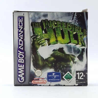 Nintendo Game Boy Advance Spiel : The Incredible Hulk - OVP Anleitung Modul - Bild 1 von 4