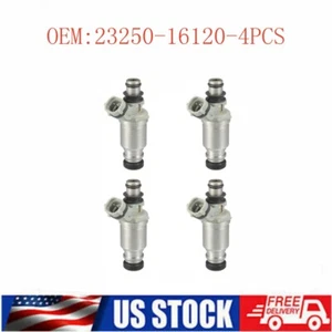 4 piezas inyector de combustible para Toyota Corolla 1.6L 1988-1992 23250-16120 Stock EE. UU. - Imagen 1 de 7