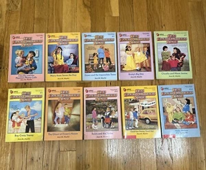 Lot of 10 Vintage The Babysitters Club Books Ann M Martin Paperback Series 80s - Picture 1 of 9