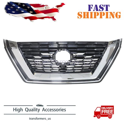 For Nissan Rogue S Sport 2021-2023 Front Grille 623106RR0A W/o Camera Hole - Image 1 of 4