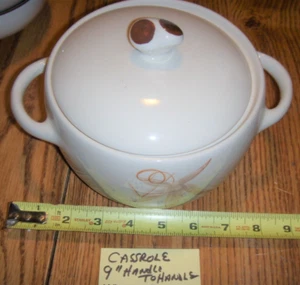 WINFIELD 1.5 Qt Round Covered Casserole Passion Flower - Picture 1 of 2