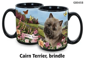 Garden Party Mug -  Brindle Cairn Terrier - Picture 1 of 1