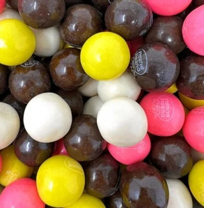 Banana Split 10 LBs DUBBLE BUBBLE 1" GUMBALLS Bulk Vending Chewing Gum - Picture 1 of 6