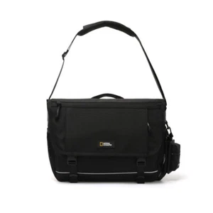 New NATIONAL GEOGRAPHIC MILD MESSENGER BAG N245ACR520 BLACK TAKSE - Picture 1 of 12